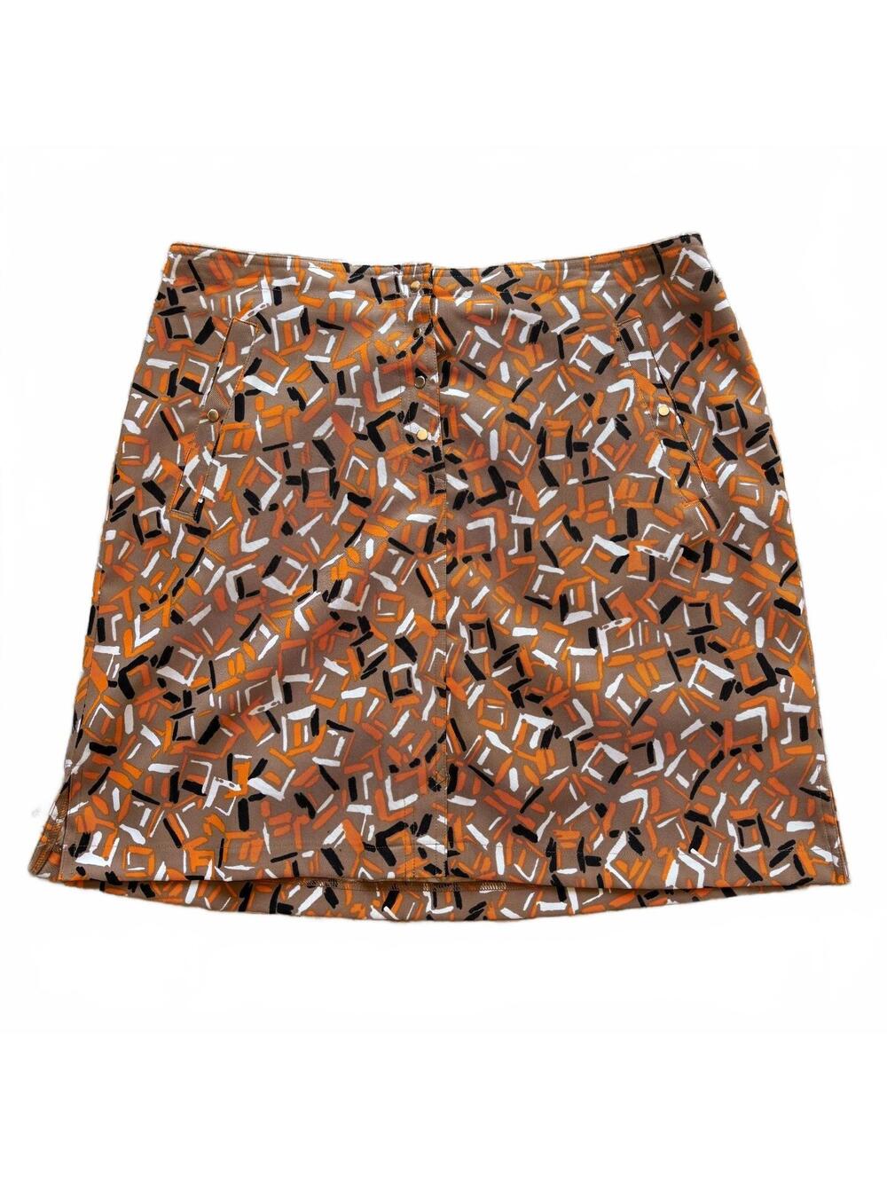 Jamie Sadock Abstract Geometric Golf Skirt Sz 8 - Utility Mini Skirt